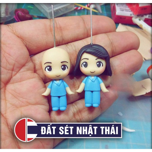 MÓC CHÌA KHOÁ DÂY ĐIỆN THOẠI HANDMADE ĐẤT SÉT NHẬT THÁI - POLYMER CLAY