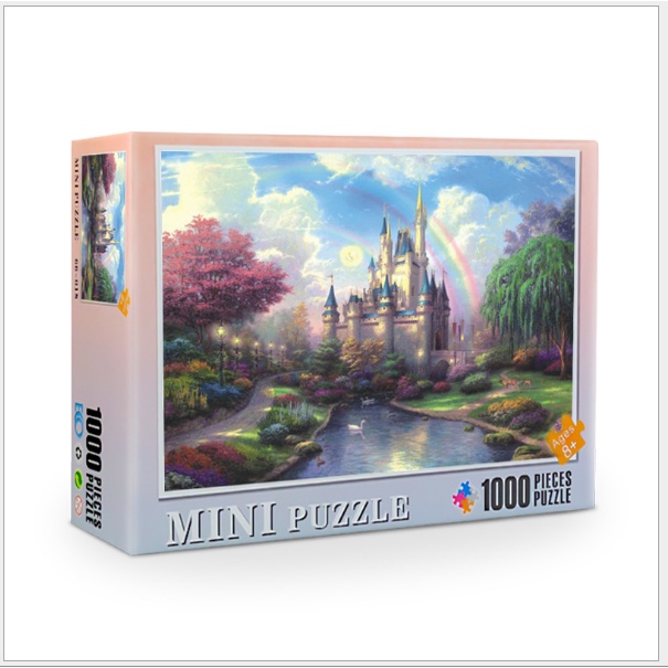 Tranh Ghép 1000 Mảnh Giấy Mini/Jigsaw Puzzle/Tranh Xếp Hình Cho Bé Từ 7 Tuổi/Tranh Nhiều Chủ Đề/Tranh Phát Triển Tư Duy