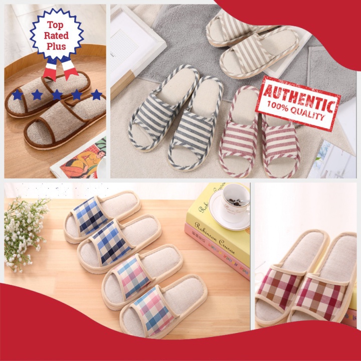 Dép Vải Đế Xốp <<Nhiều Mẫu>> Đi Trong Nhà, Êm Chân