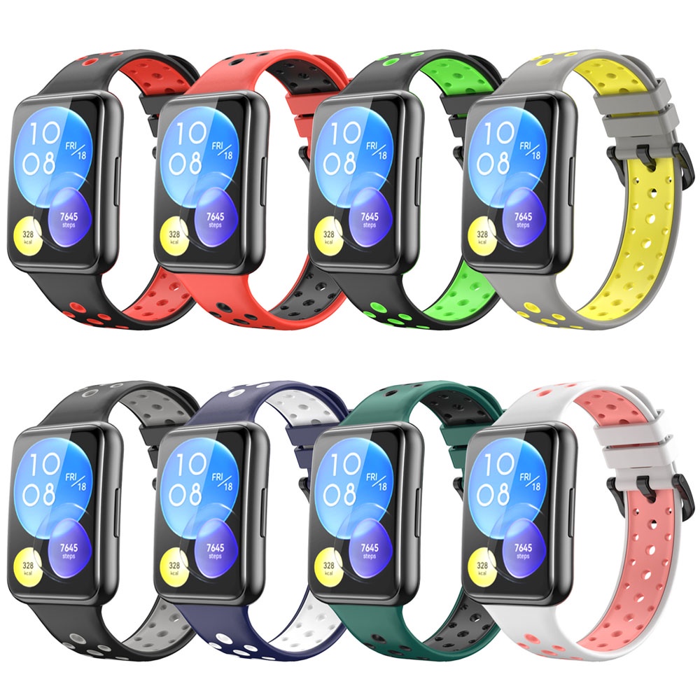 Dây Đeo Silicone Cho Đồng Hồ Thông Minh Huawei Watch Fit 2