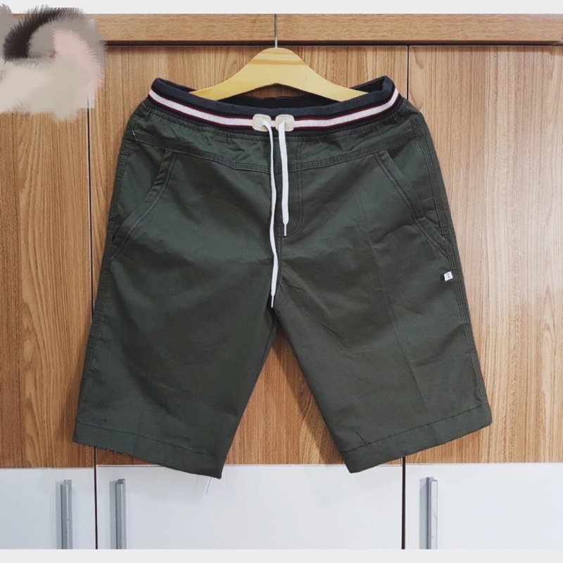 Quần kaki nam short rút chất kaki 4 chiều dày dặn