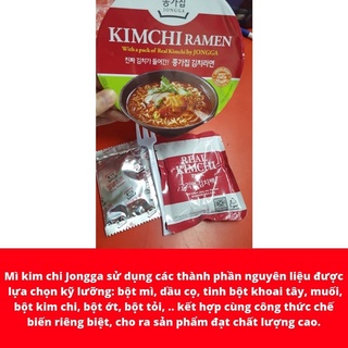Mì ly kimchi ramen Jongga x 85 g