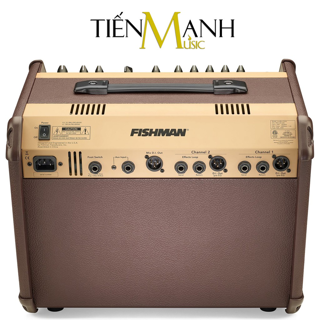 Fishman Loudbox Artist 120W Bluetooth Acoustic Instrument Amplifier - Ampli cho Đàn Guitar &amp; Nhạc cụ mộc - Chính Hãng