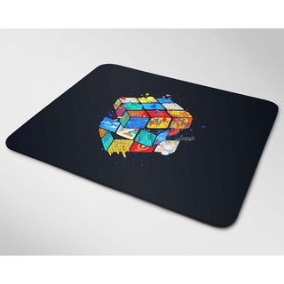 Lót chuột cỡ lớn, bàn di chuột, mouse pad mẫu Rubik (Nhiều kích thước)