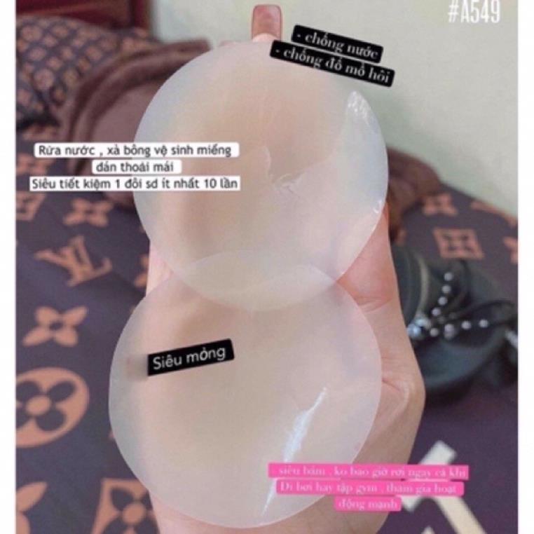 1 Đôi Dán nhũ hoa sinlicone tàng hình - LADY
