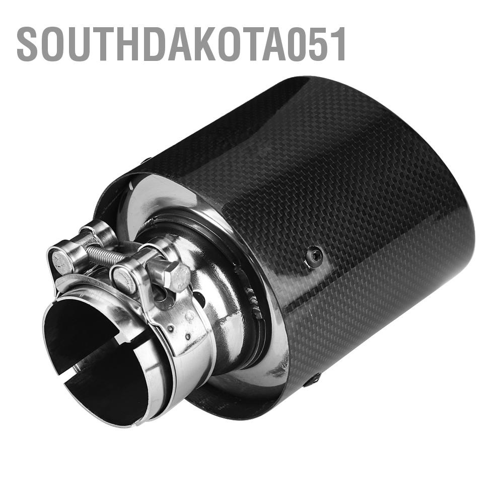[Hàng HOT] Ống Xả Giảm Thanh Pô Xe Hơi 54-101mm Bằng  Thép Không Gỉ Carbon Tiện Dụng Cho Xe Ô Tô【Southdakota051】