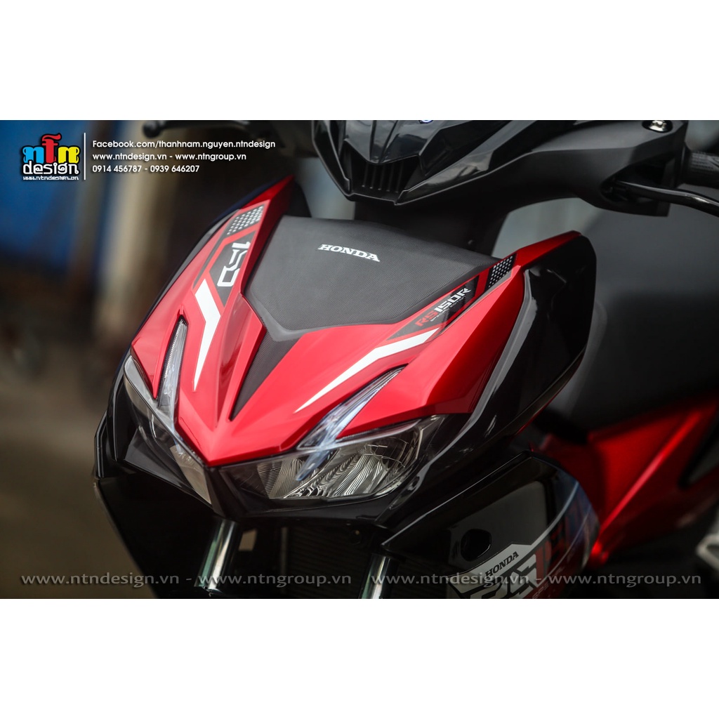 Tem Rời Dán Xe Winner X Mẫu RS 150R Đen Đỏ Cực Đẹp, Hàng 3 Lớp Chất Lượng Cao