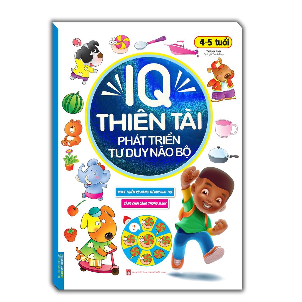Sách-Combo 2c IQ thiên tài 3 - 4 tuổi &amp; IQ thiên tài 4 - 5 tuổi