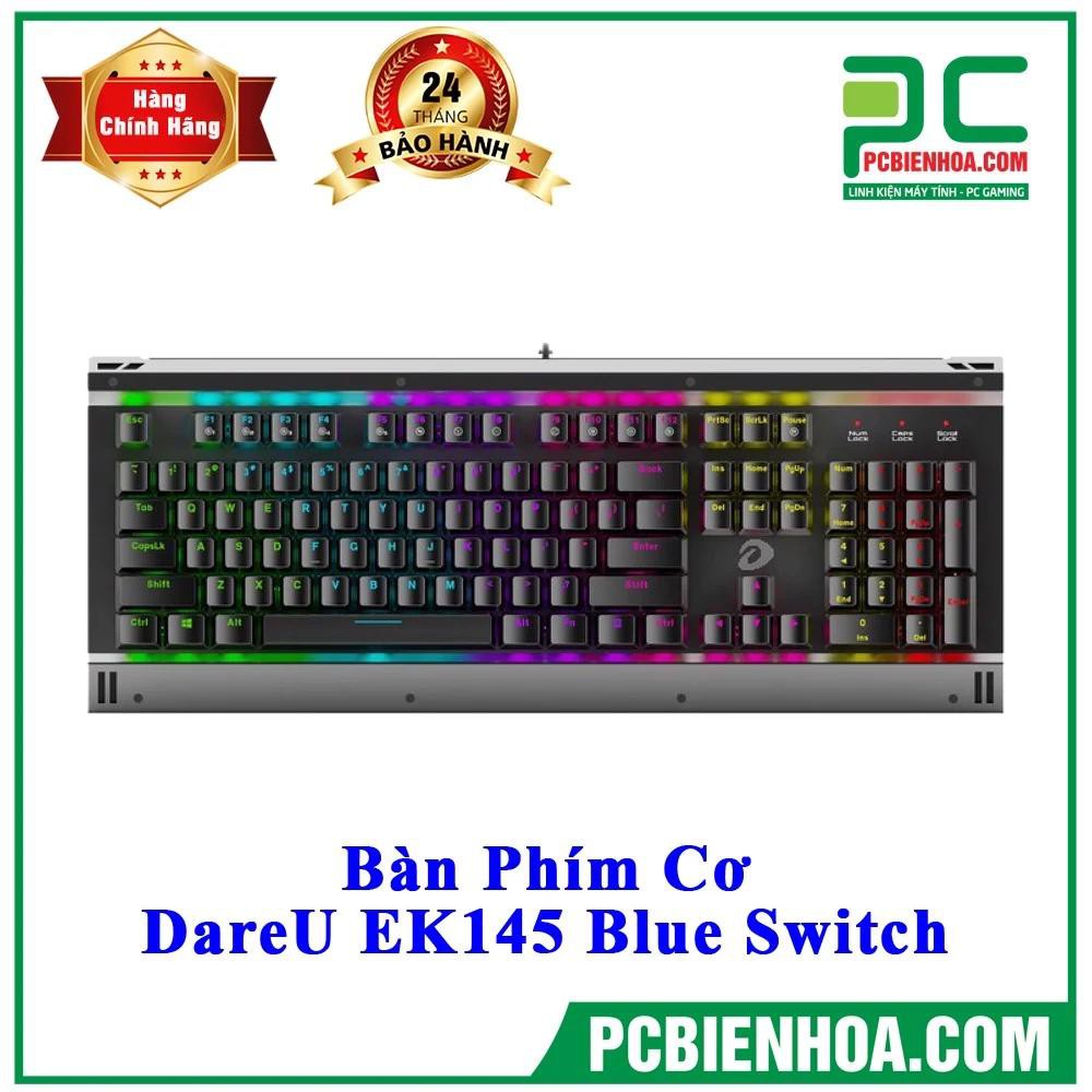 [Mã 267ELSALE hoàn 7% đơn 300K] BÀN PHÍM CƠ DAREU EK145 BLUE SWITCH