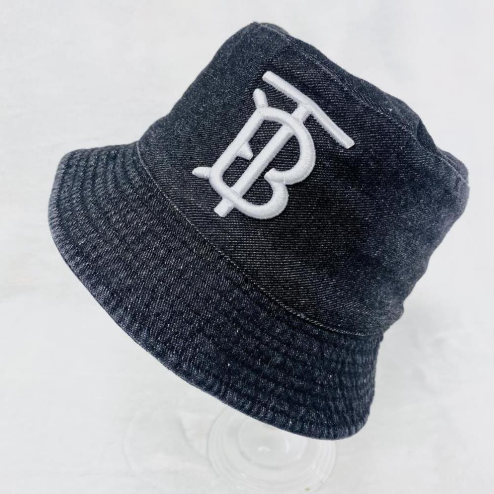 Mũ bucket bò rách, hai mặt, logo thêu, hàng cao cấp phom cực đẹp