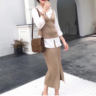 Sale Sét váy len hàng quảng châu