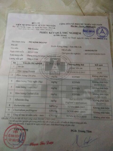 0,5KG BỘT CA CAO ĐĂK LĂK NGUYÊN CHẤT BỒI BỔ CƠ THỂ