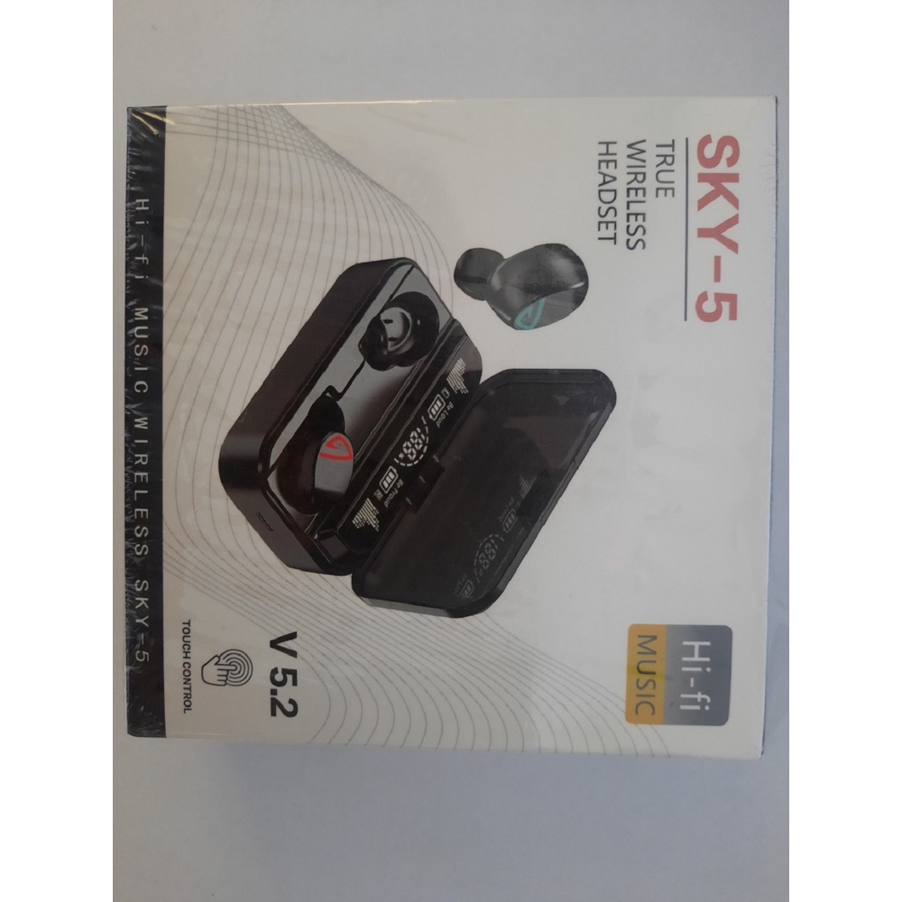 Tai nghe bluetooth S10 Sky5 V5.2 phiên bản 2022, cảm ứng vân tay, Chống nước tiêu chuẩn IPX7 , kiêm sạc dự phòng