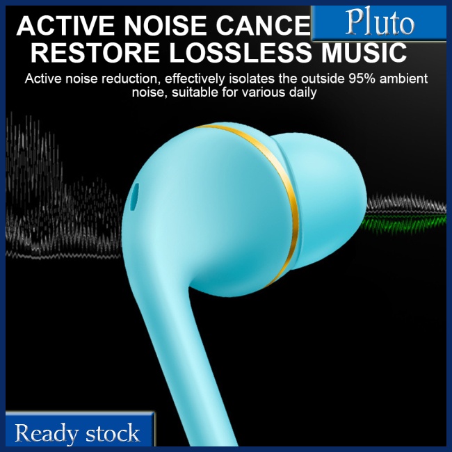 Tai Nghe Bass Thể Thao Có Dây Điều Khiển Điều Khiển Chơi Game Tương Thích Với Iphone Oppo Xiaomi Vivo