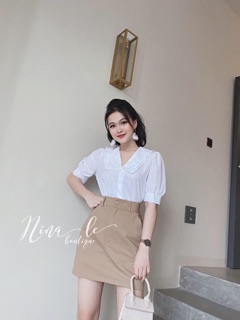 Sét bộ sơ mi chân kaki