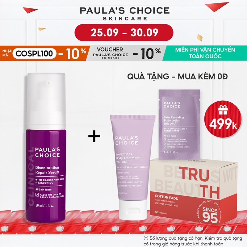 Tinh chất làm mờ thâm nám Paula's Choice Clinical Discoloration Repair Serum 30ml 8040