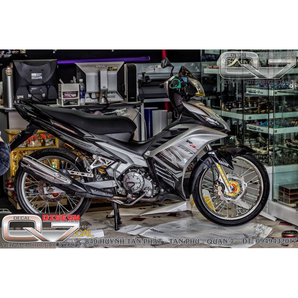 TEM RỜI EXCITER 2011 BẠC ĐEN