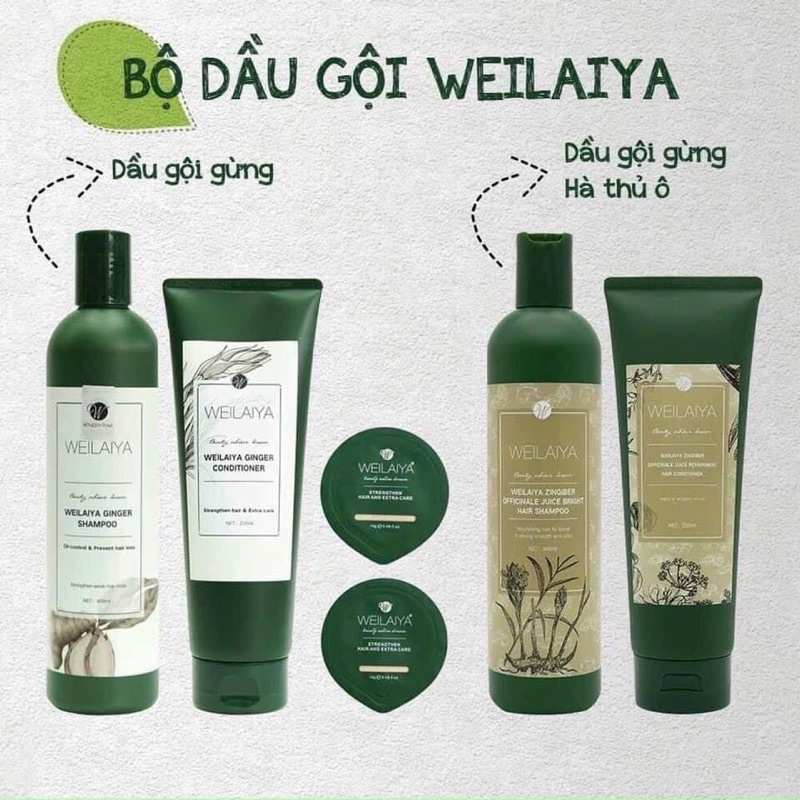 Cặp dầu gội đầu Welaiya