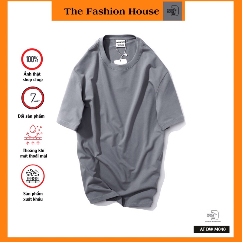 Áo thun nam trơn áo phông nam đẹp trơn basic cotton thoáng mát The Fashion House DENIWO 2021 | BigBuy360 - bigbuy360.vn