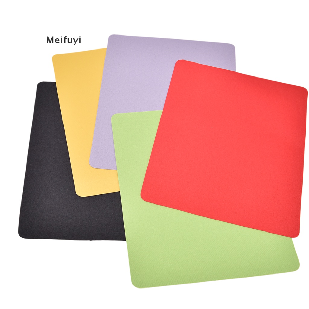 Tấm lót chuột hình chữ nhật chống trượt màu trơn 21.5x17.5cm VN439