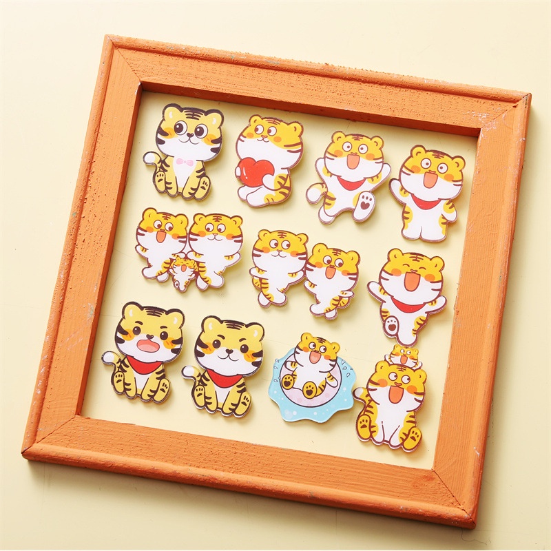 Huy Hiệu Cài Áo Hình Chú Hổ Hoạt Hình Dễ Thương