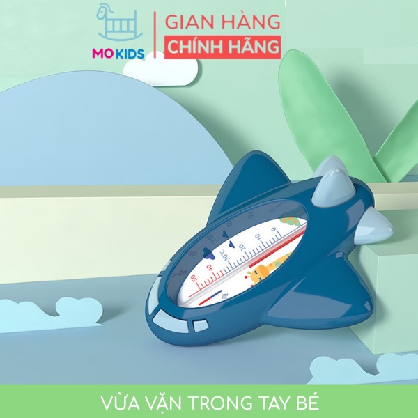 Nhiệt kế đo nước tắm cho bé Misuta, cảm biến nhiệt dầu hỏa an toàn cho bé- Mokids