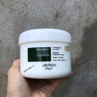 Kem hấp dầu ủ tóc collagen kendali phục hồi mềm mượt