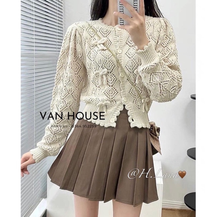 ÁO LEN QC PHỐI NƠ SANG CHẢNH