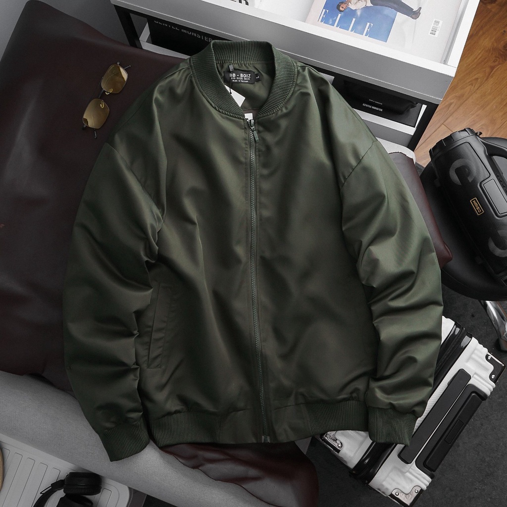 (bigsize) Áo khoác nam vải dù bomber form bigsize 90kg - 130kg