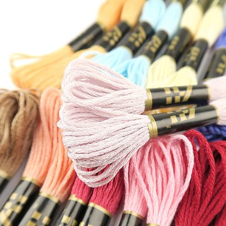 🌈Bảo tàng G & S Micro Life🌈Set 50/100 Cuộn Chỉ Thêu Chất Liệu Cotton Phong Cách Châu Âu