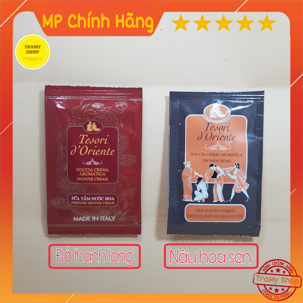 Gói sữa tắm xích Tesori dùng thử 6ml