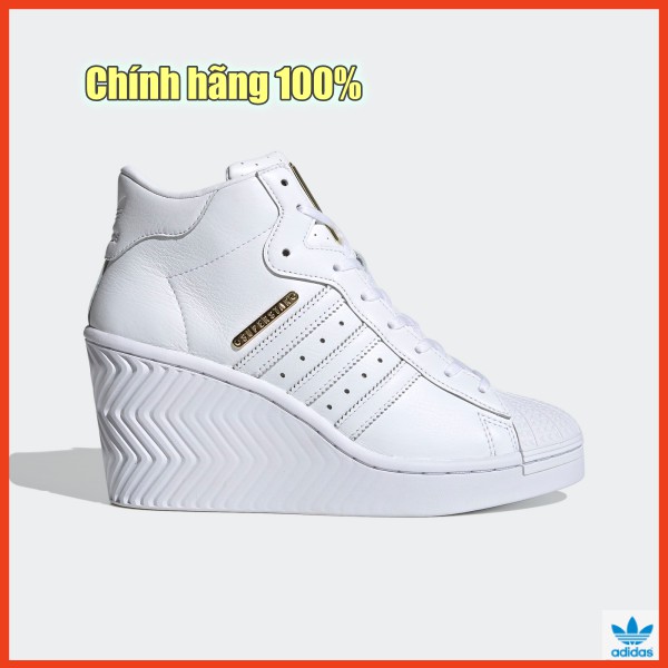 Giày sneakers thể thao nữ đế cao Adidas Originals SUPERSTAR ELLURE FW3198 - Hàng chính hãng