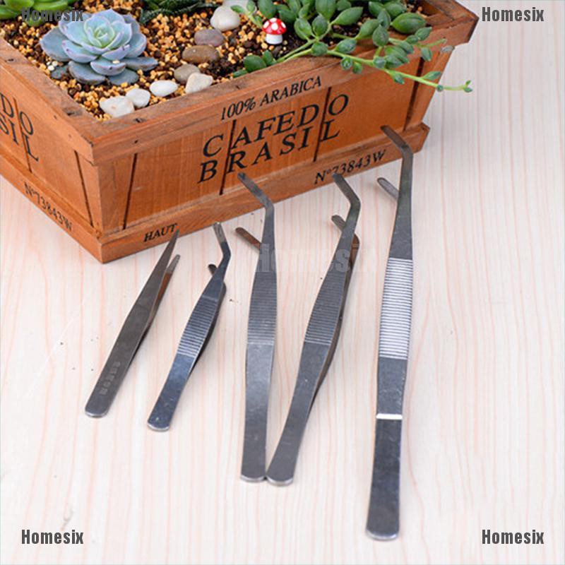 [HoMSI] Stainless Forceps tools garden miniatures resin figurines for garden decoration tools SUU