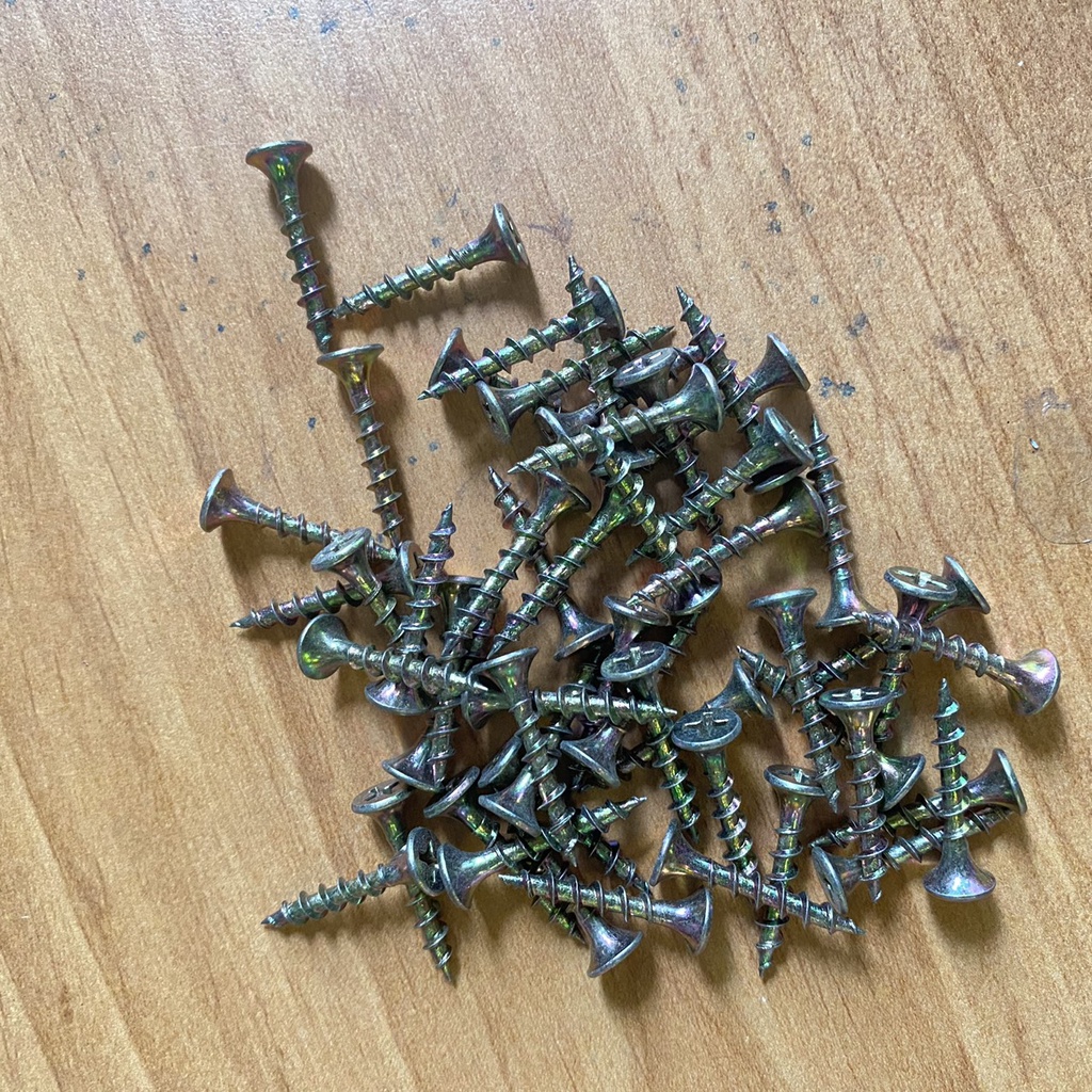 100gram VÍT BẮN GỖ VÀNG các size 1.5cm, 2cm, 2.5cm, 3cm, 4cm, 5cm, 6cm, 7cm