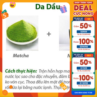 100gr bột trà xanh nguyên chất