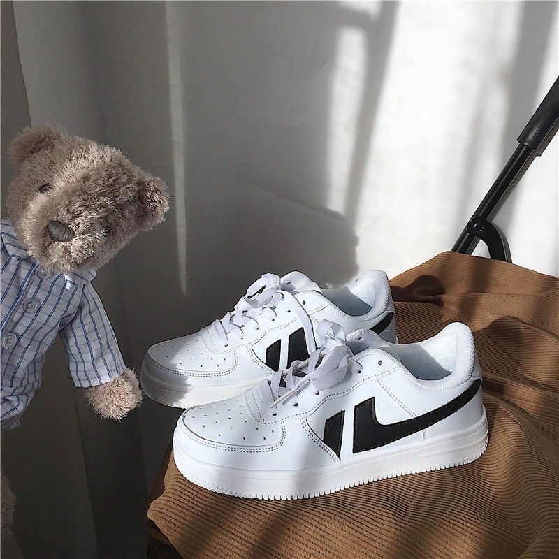 Giày thể thao nữ 66 đế bằng, Giày sneaker nữ thấp cổ kiểu dáng Hàn quốc | BigBuy360 - bigbuy360.vn