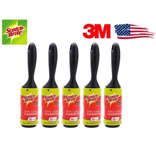 Combo 5 cây lăn bụi Scotch-Brite - 30 lớp keo