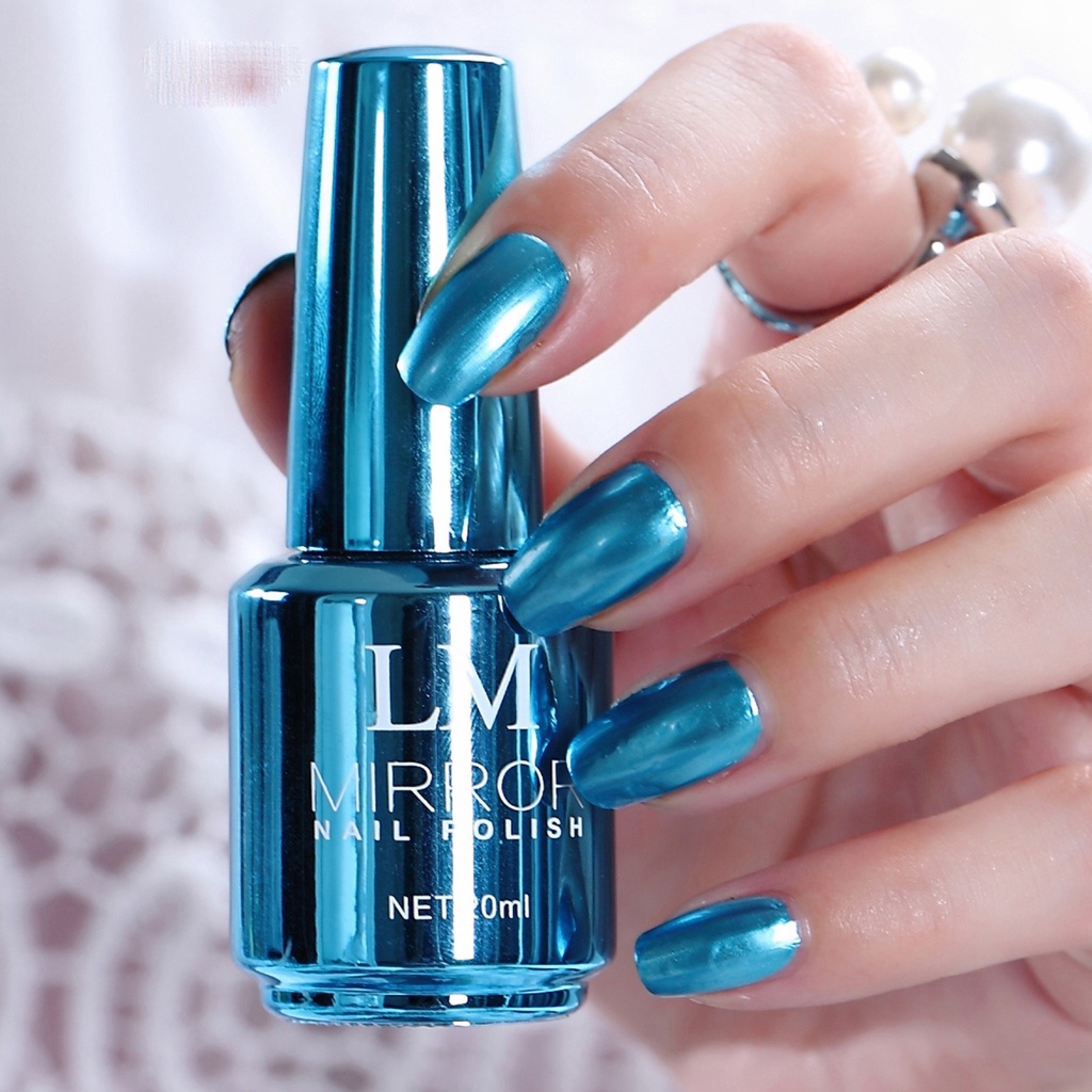 [Hàng mới về] Sơn móng tay hiệu ứng ánh kim nhanh khô 20ml