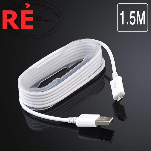 Cáp sạc Samsung Micro USB 1.5m Chính hãng giá sốc.