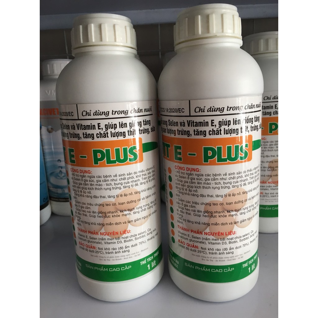 Selen vit E - bổ sung selen và vitamin E cho vật nuôi