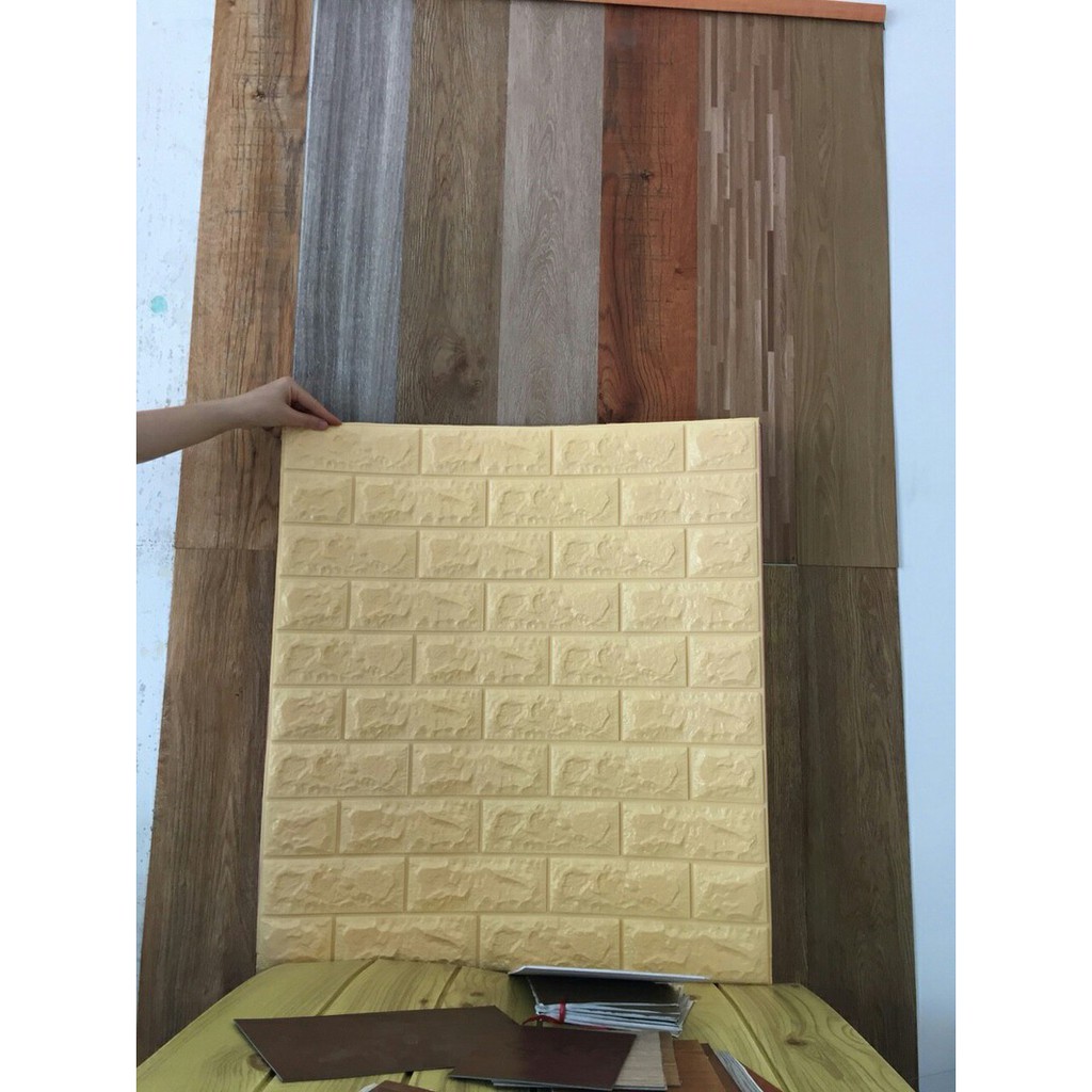Xốp Dán Tường 3D, kích thước 70x77cm, dày 3-4mm