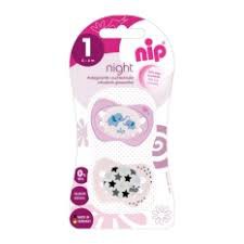 Ty ngậm phát sáng ban đêm NIP Night, bằng silicon