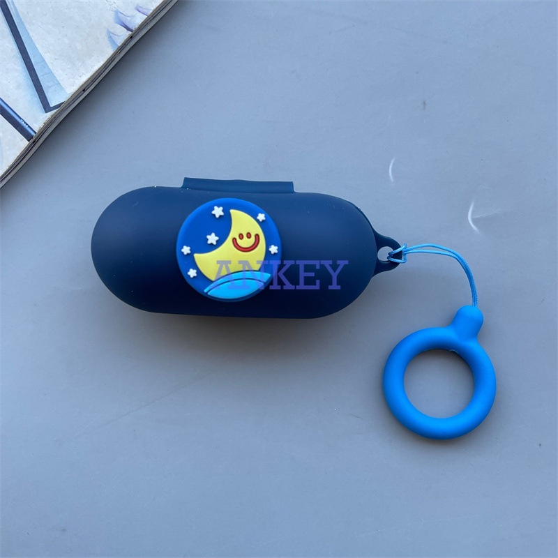 Sony WF-C500 WF-XB700 Vỏ bảo vệ hộp sạc tai nghe bằng silicone mềm hình bàn chân mèo quả dâu đáng yêu