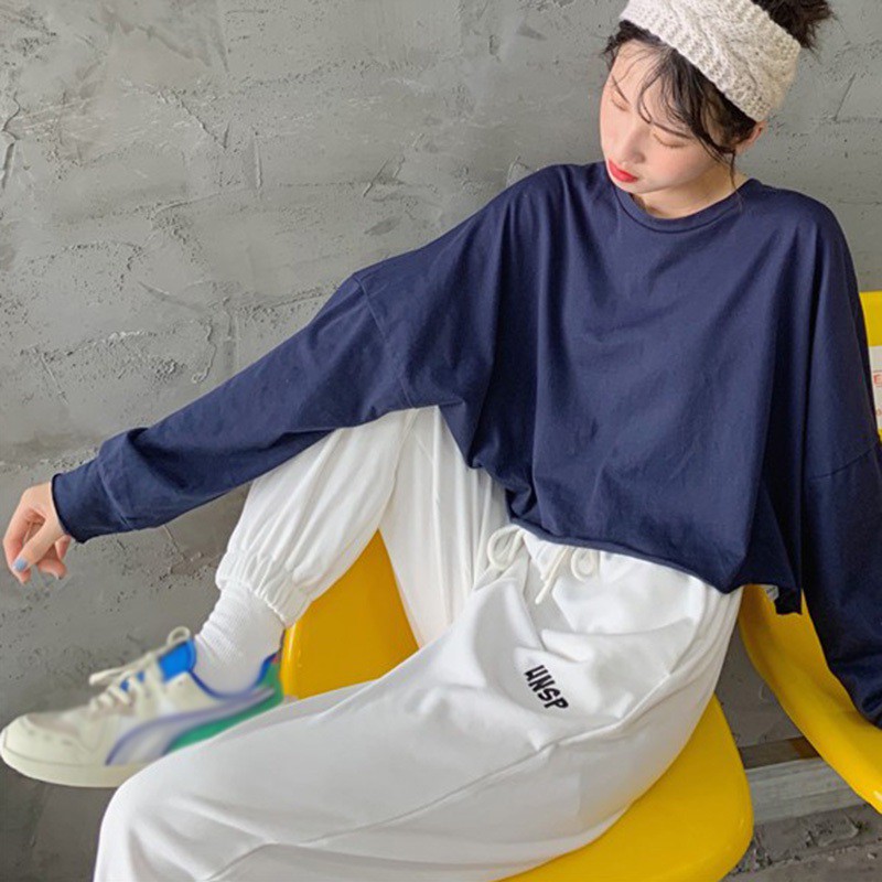 Quần Thể Thao Lưng Cao Chất Liệu Co Giãn Phong Cách Hàn Quốc | BigBuy360 - bigbuy360.vn