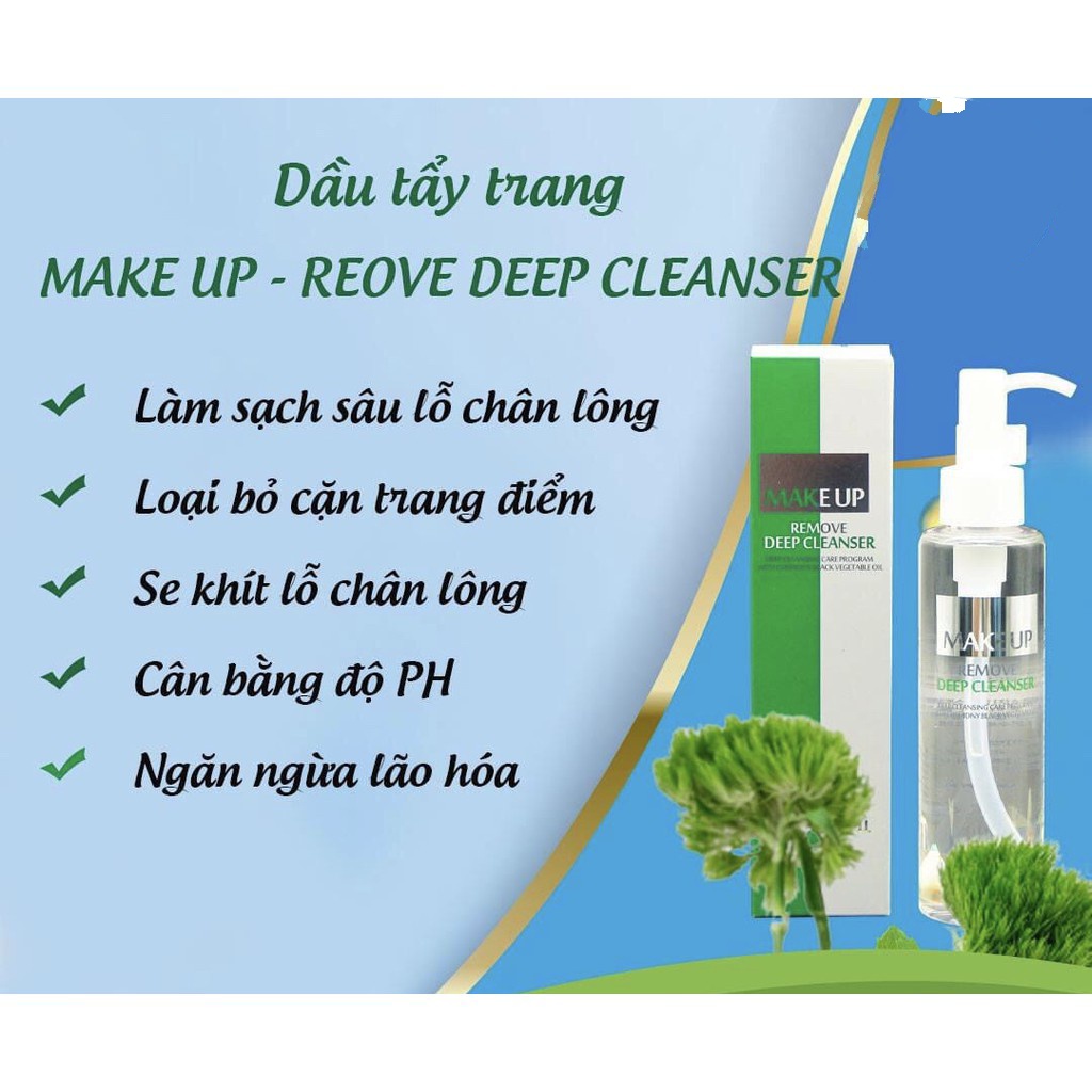 Dầu tẩy trang dr pluscell Make-up Remove Deep Cleanser 150ml