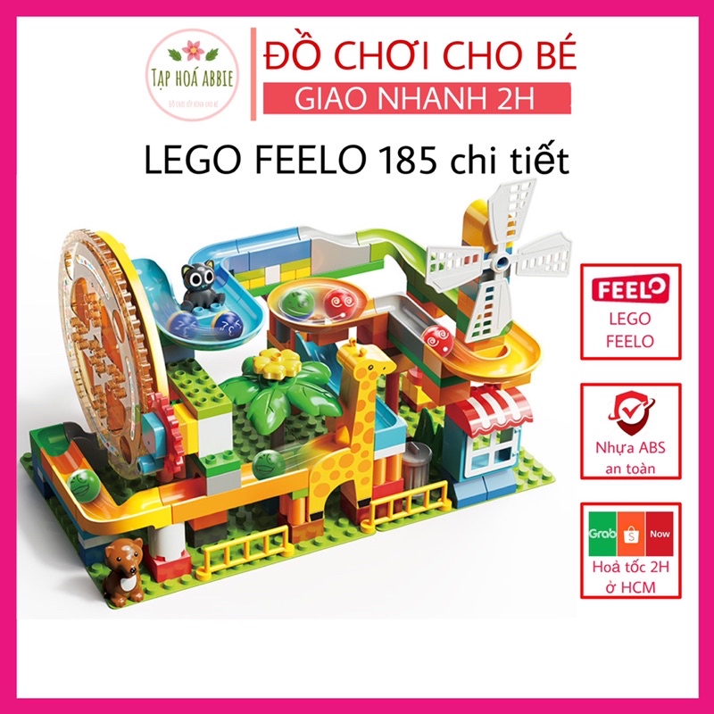 Đồ chơi xếp hình cho bé 3 4 5 6 7 tuổi tương thích size duplo