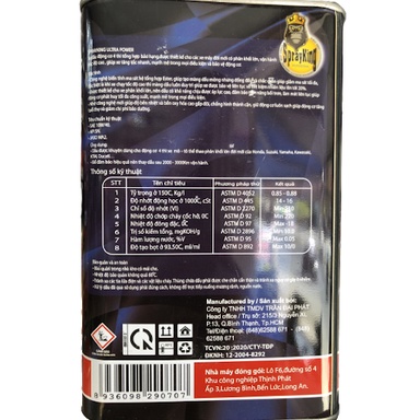 Nhớt tổng hợp SPRAYKING ULTRA POWER PLUS - SAE 10w40 API SN