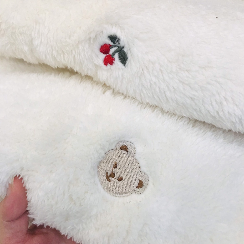 Chăn Cho Bé - Chăn Lông Tuyết Cho Bé Chất Xuất Hàn Siêu Mềm Họa Tiết Thêu Cực Xịn Xò Thích Hợp Cho Cả 4 Mùa