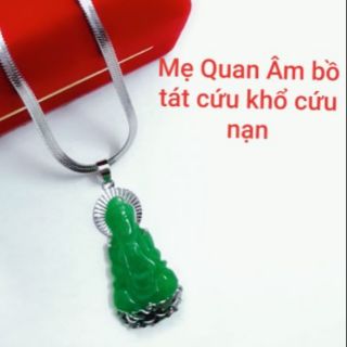 🌻🌻🌻dây chuyền phật quan âm bồ tát inox cao 3cm