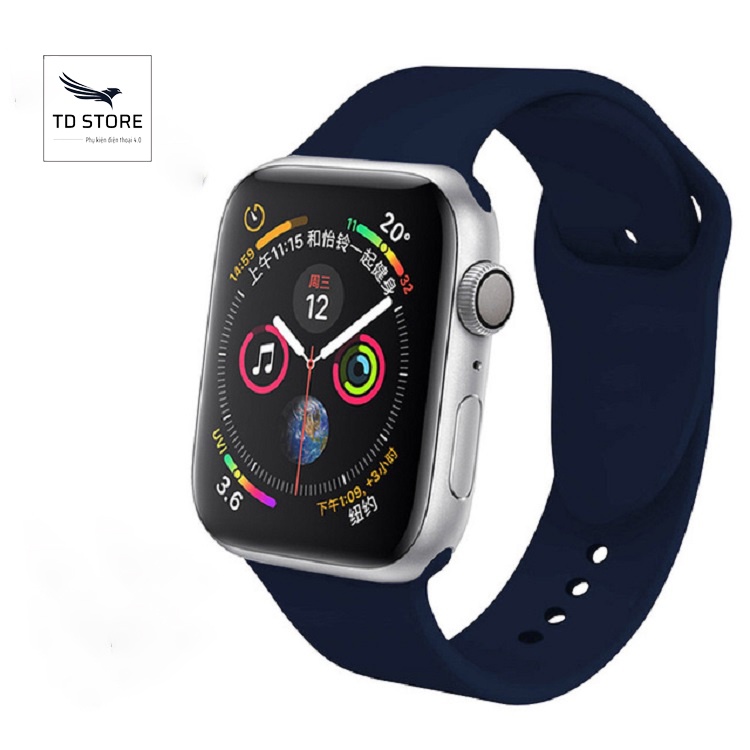 Dây silicon cho đồng hồ thông minh Apple Watch Size 38mm 40mm TD store